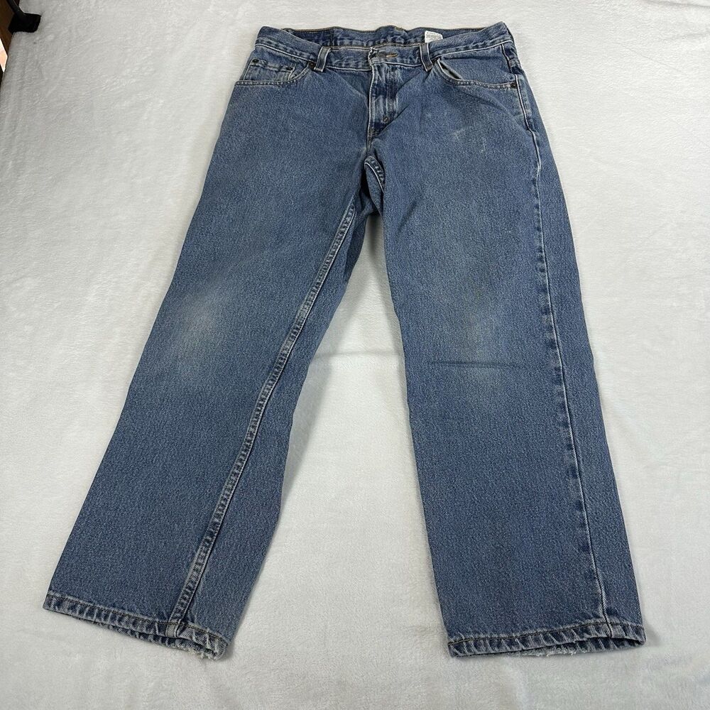 Vintage Levis 550 Relaxed Fit Husky Jeans Boys‎ 32x27 Blue Denim Y2K 2002